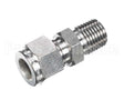 359-00233 Grindmaster Cecilware Adapter 3/8"Comp X 1/4"Mpt Ss
