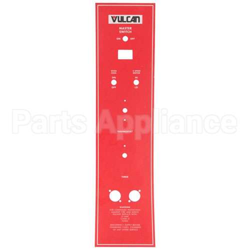 360881-1 Compatible Vulcan Panel Overlay