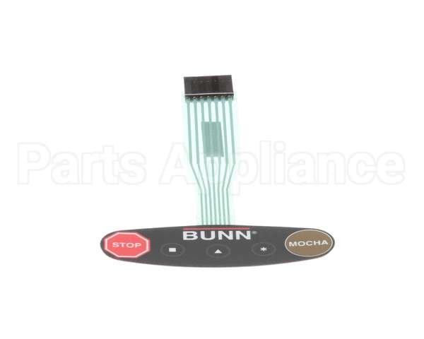 36231.0006 Bunn Switch, Memb Prgm W/Stop-Mocha