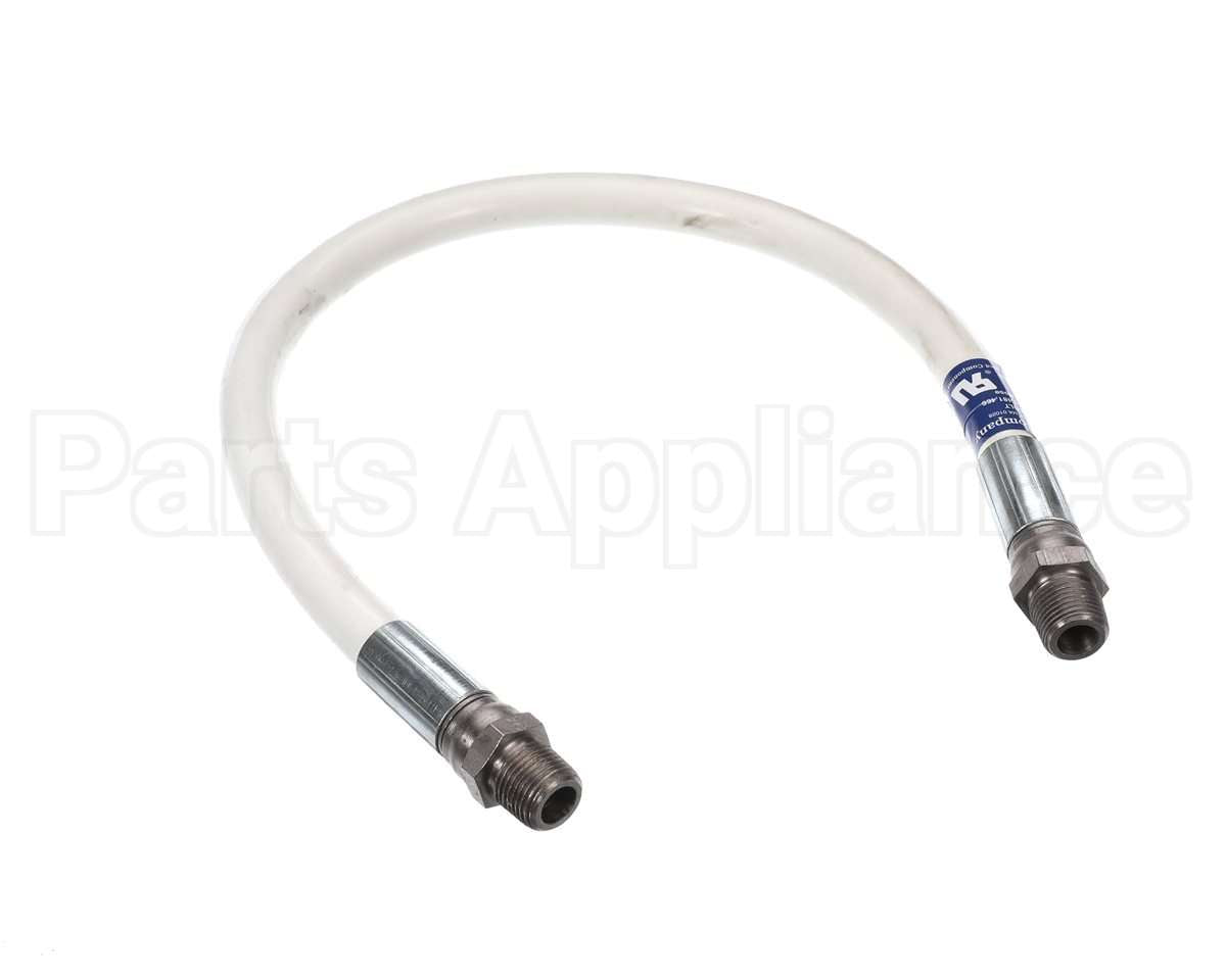 36868 Giles Hose, 27.5, White, Swivel Fittings