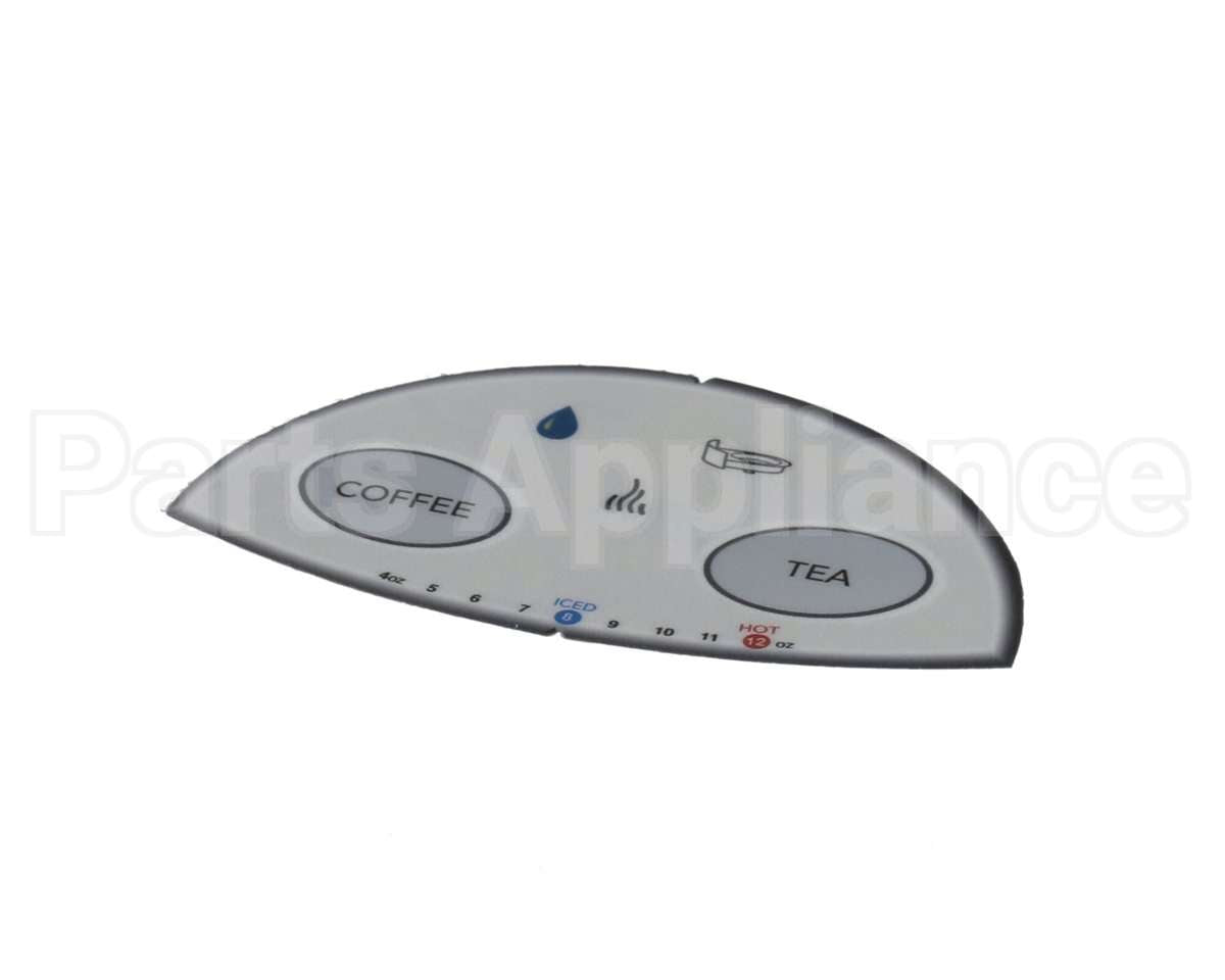 36891.0102 Bunn Decal, Control Panel Mca Am (Taco Bell)