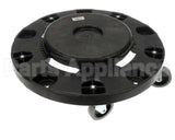 3691103 Carlisle Bronco Black Standard Round Container Do