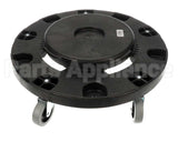 3691103 Carlisle Bronco Black Standard Round Container Do