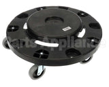 3691103 Carlisle Bronco Black Standard Round Container Do