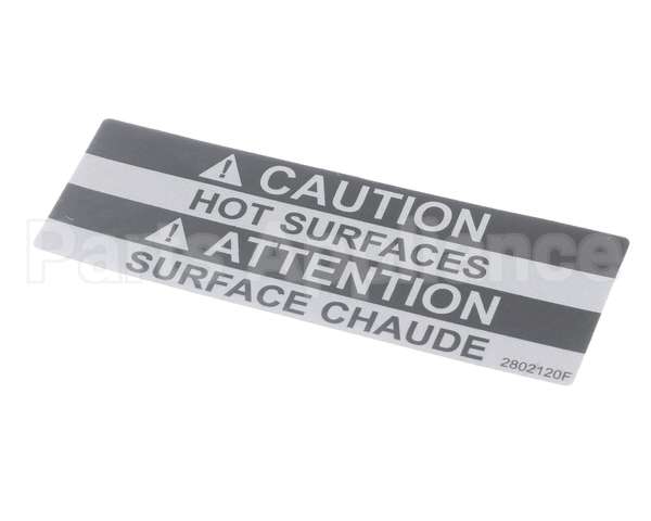369668 Lincoln Label Caution Hot