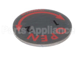 37000094 Blodgett Cap,Door Handle Steel Look