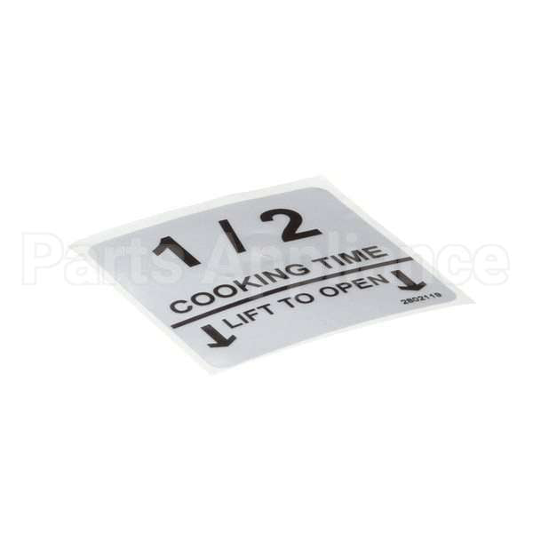 370032 Compatible Lincoln Label 1/2 Cooktime