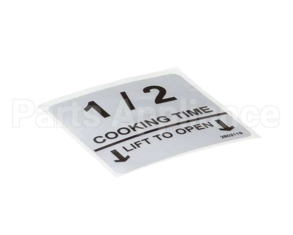 370032 Lincoln Label 1/2 Cooktime