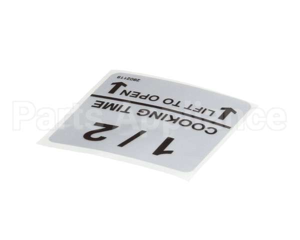 370032 Lincoln Label 1/2 Cooktime