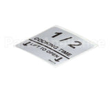 370032 Lincoln Label 1/2 Cooktime