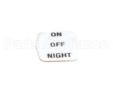 37193.0000 Bunn Decal, On/Off/Night Imix
