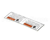 37528 Henny Penny Label - Bi-Ling Disc. Power