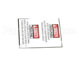 37529 Henny Penny Label - Bi-Ling Drain Valve