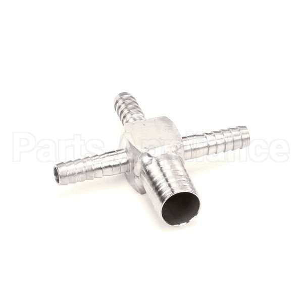 376017 Compatible Stoelting Fitting 4 Way Tee Sstl
