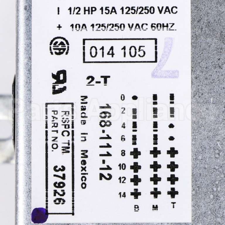 37926P Speed Queen Timer 115V 60Hz 4 Cyclepkg