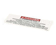 37933 Henny Penny Label-Danger Stirring