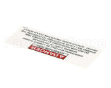 37933 Henny Penny Label-Danger Stirring