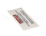 37934 Henny Penny Label - Danger Shortening