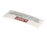 37989 Henny Penny Label-Danger Stirring Fre