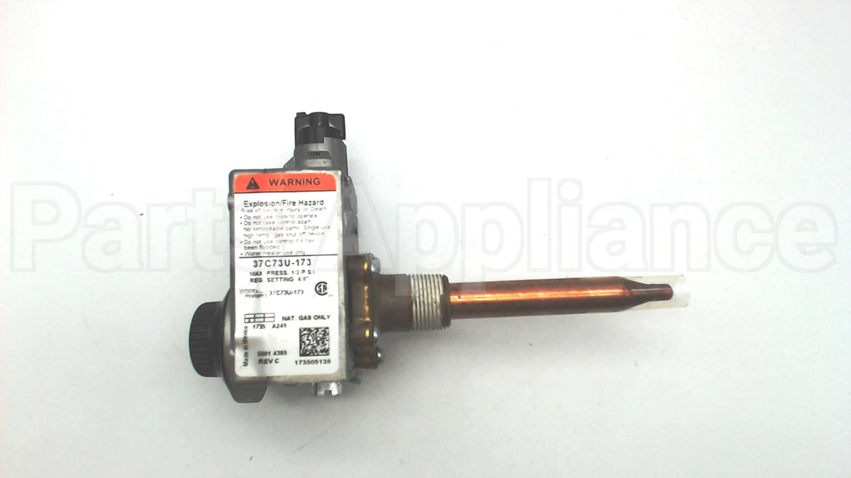 37C73U-173 Copeland Comfort Control (White Rodgers) Natgaswtrhtrvlv 70-160F 1.25Sk