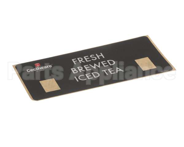 380-00064 Grindmaster Cecilware Label, Iced Tea - Ltb/Tb3