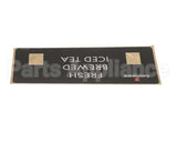 380-00064 Grindmaster Cecilware Label, Iced Tea - Ltb/Tb3