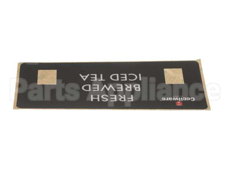 380-00064 Grindmaster Cecilware Label, Iced Tea - Ltb/Tb3