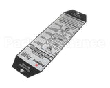 380-00066 Grindmaster Cecilware Label, Instructions - Fe200