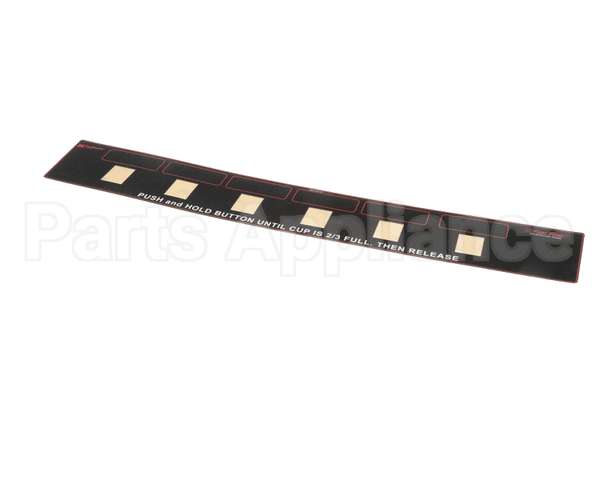 380-00151 Grindmaster Cecilware Label Sw Panel Gb6Mp