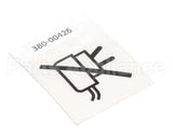 380-00426 Grindmaster Cecilware Label,Caution,Damaged Plug