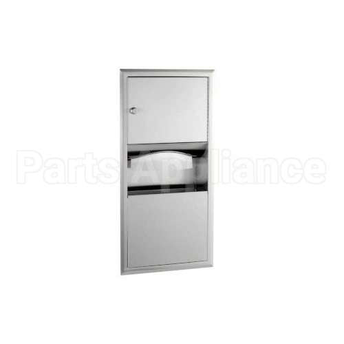 38118 Compatible Bobrick Recessed Paper Towel Disp Enser Waste Receptacle