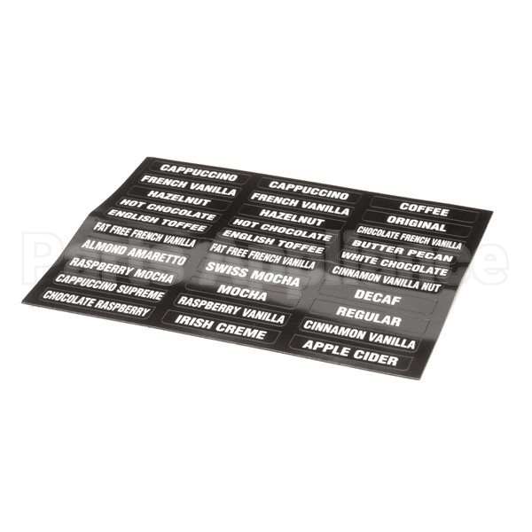 38749 Compatible Bunn Decal, Flvr Labels Imix (New)