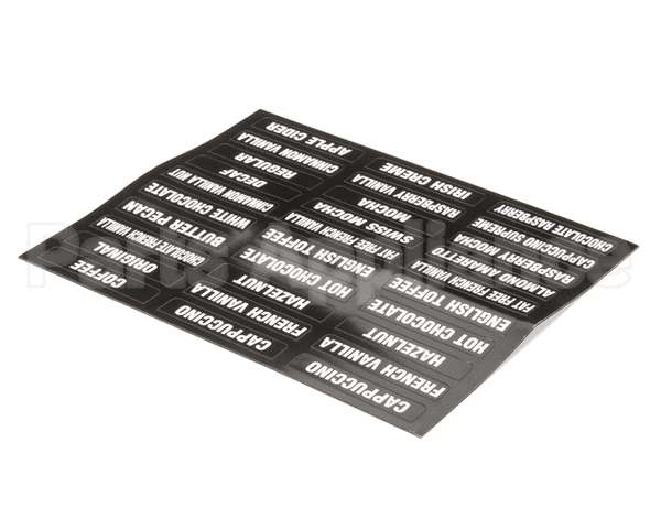 38749.0000 Bunn Decal, Flvr Labels Imix (New)