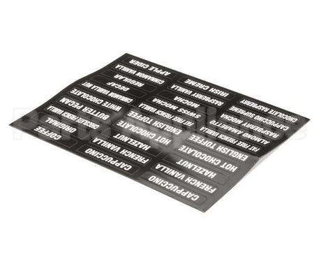 38749.0000 Bunn Decal, Flvr Labels Imix (New)