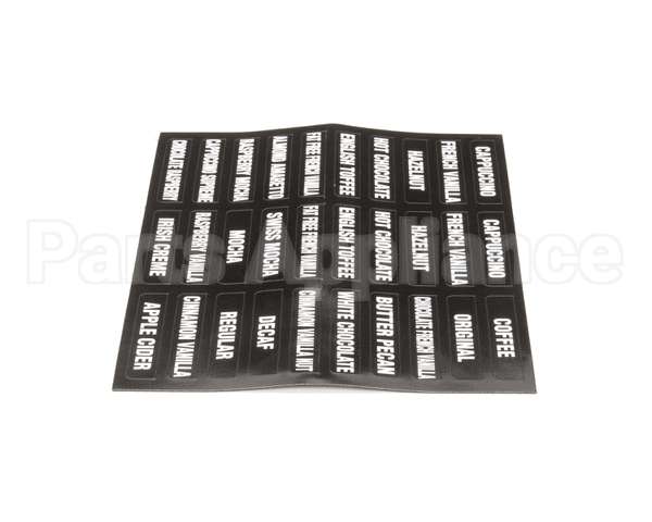 38749.0000 Bunn Decal, Flvr Labels Imix (New)