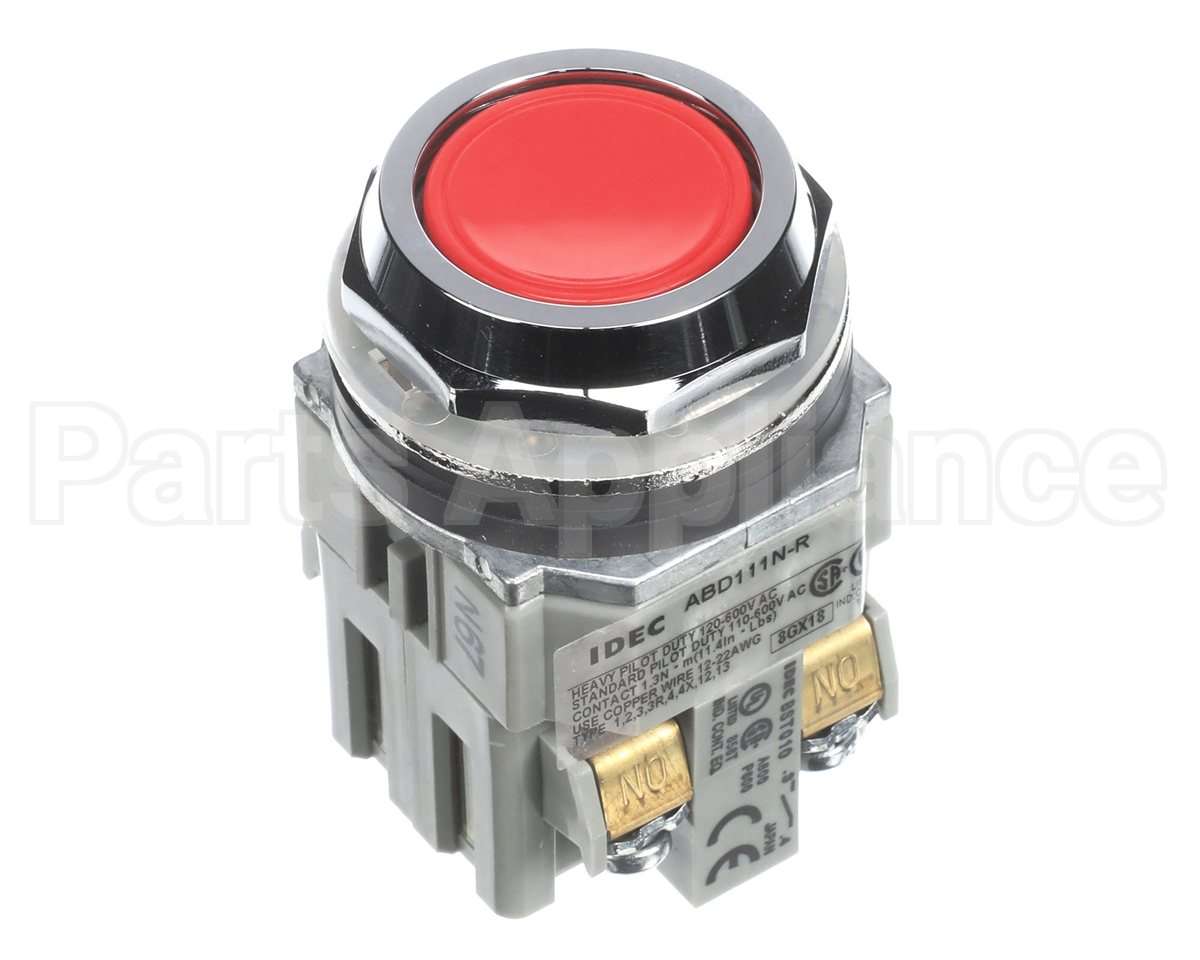 38937 Duke Button,Push Red N/O N/C