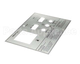 39464 Middleby Label,Control Face Ps570/555