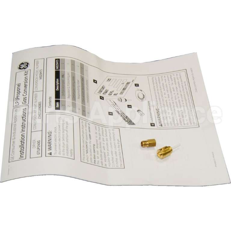 WE25M73 GE Dryer Lp Conversion Kit - 24