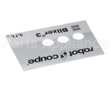 39784 Robot Coupe Front Plate Assembly Blixer3D