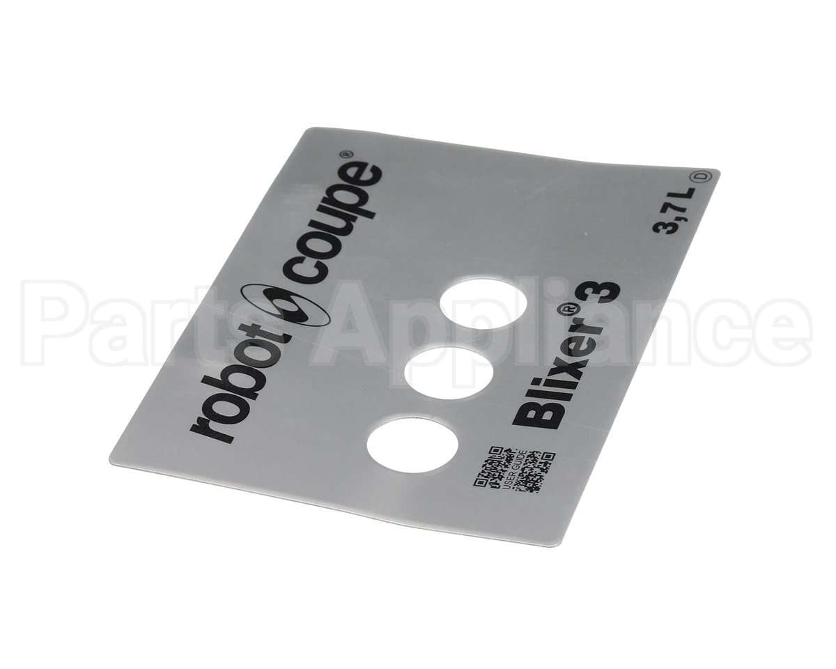 39784.0000 Robot Coupe Front Plate Assembly Blixer3D