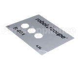 39803.0000 Robot Coupe Front Plate R401 Series A
