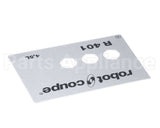 39803.0000 Robot Coupe Front Plate R401 Series A