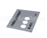 39803.0000 Robot Coupe Front Plate R401 Series A