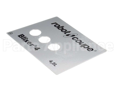 39809 Robot Coupe Front Plate Assembly