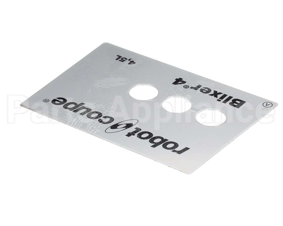39809 Robot Coupe Front Plate Assembly