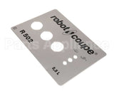 39818 Robot Coupe Front Plate Assembly R502E