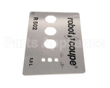 39818 Robot Coupe Front Plate Assembly R502E
