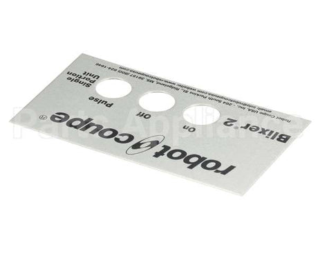 39874 Robot Coupe Front Plate Assembly
