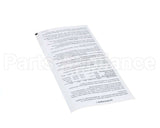 3A1272-01 Hoshizaki Control Box- Label