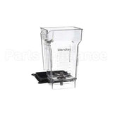 40-609-61 Blendtec 4 Sided Jar W/Soft Blk Lid